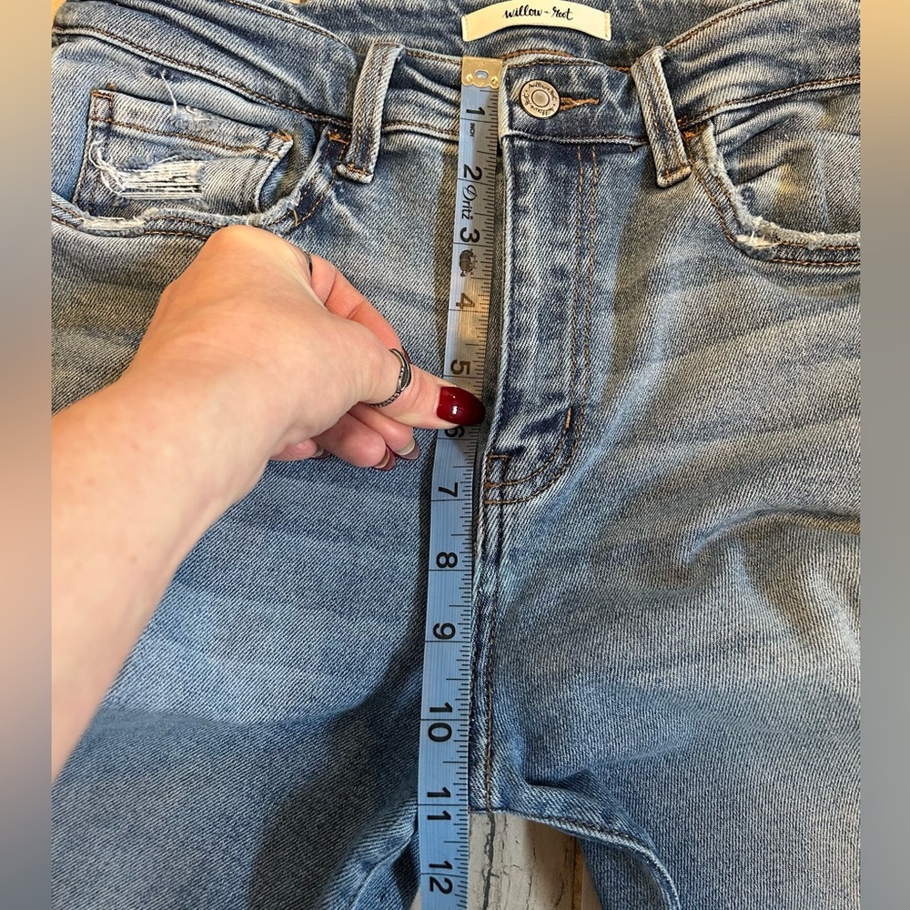 NWOT Buckle Willow & Root High Rise Cropped Stretch Jeans - Picture 11 of 16